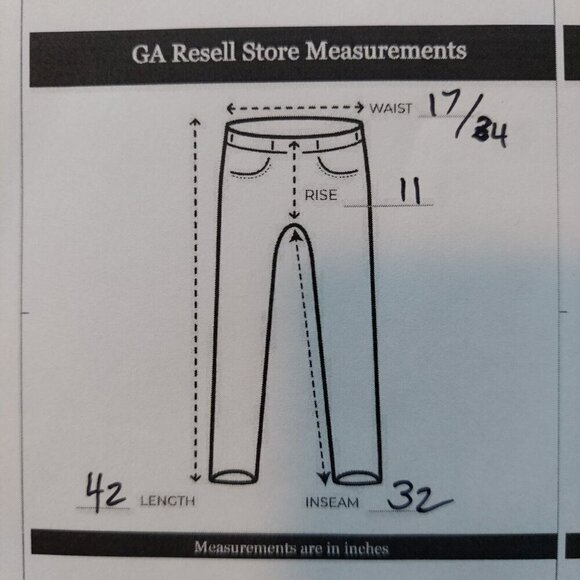 Men's 34x34 Carbon Regular Distressed Washed  Blue Jeans  Actual 34x32 5 Pocket - Picture 2 of 16